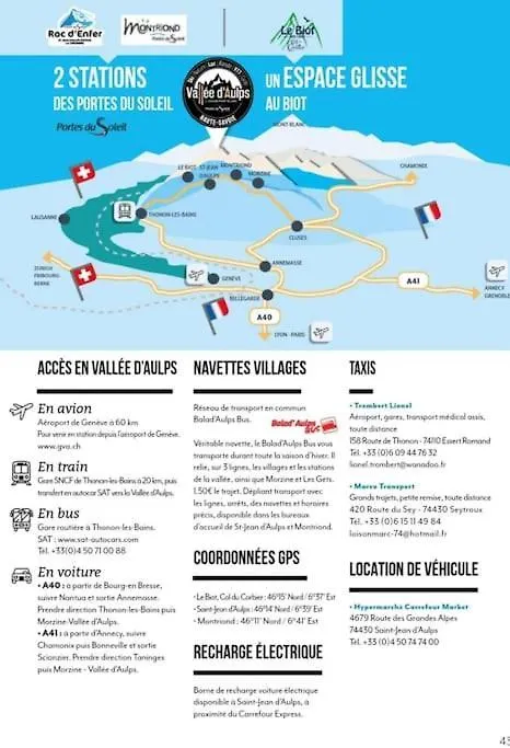 Appartement Portes Du Soleil A Le Biot Avec Menage Et Wifi Inclus